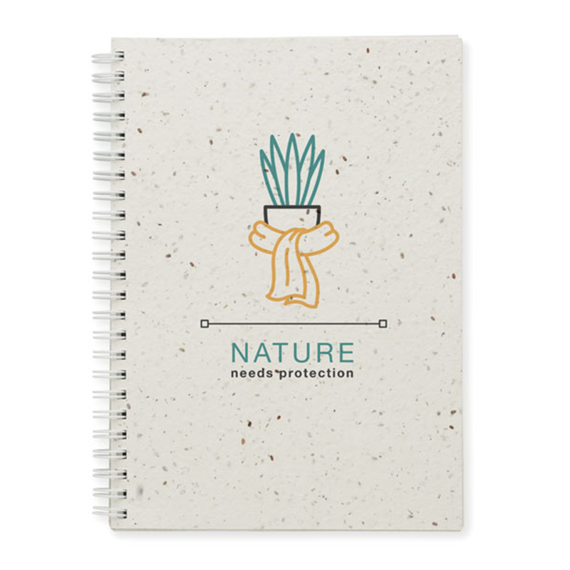 A5 seed paper notebook